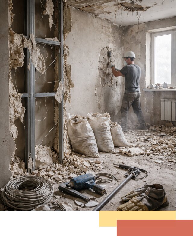 Профессиональный демонтаж зданий и конструкций в Белгороде