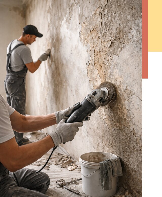 Снятие и удаление краски со стен в Белгороде от 2181 руб. — ОТДЕЛОЧНИК-Блг