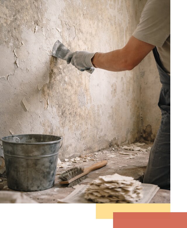 Удаление старой краски со стен в Белгороде качественно и быстро