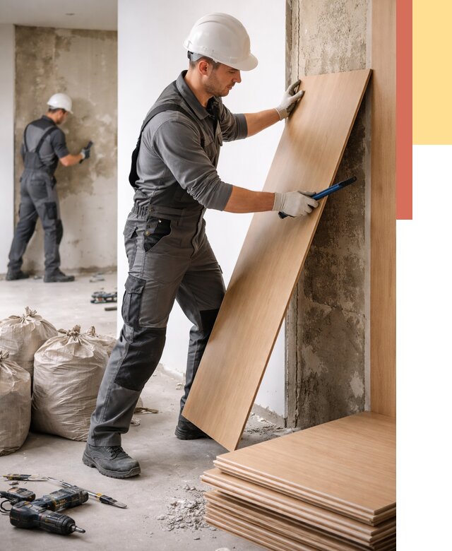 Демонтаж стеновых панелей в Белгороде от 3635 руб. за м² быстро и недорого | ОТДЕЛОЧНИК-Блг