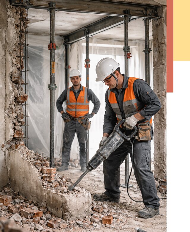 Снос несущих стен в Белгороде от 10647 руб. — демонтаж несущей стены под ключ | ОТДЕЛОЧНИК-Блг