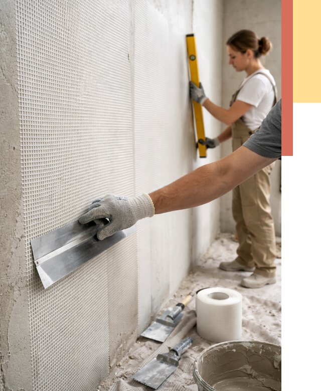 Армирование стен стеклосеткой в Белгороде от 3324 руб. под ключ | ОТДЕЛОЧНИК-Блг