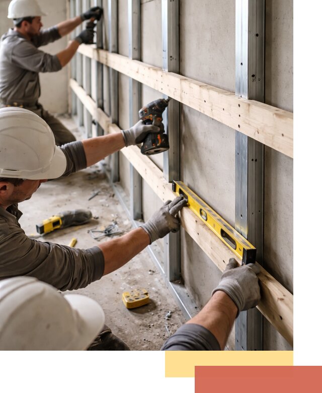 Устройство обрешетки под панели в Белгороде