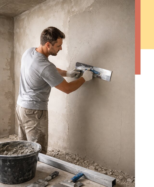 Штукатурка стен без маяков в Белгороде от 7479 руб/м2 — услуги и цена | ОТДЕЛОЧНИК-Блг