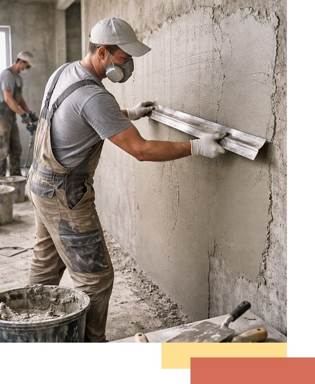 Штукатурка бетонных стен в Белгороде качественно и долговечно