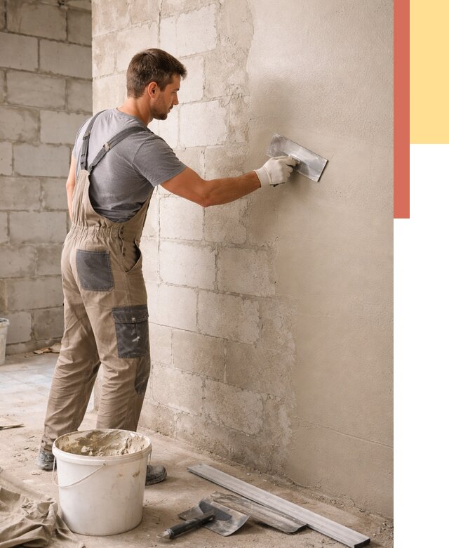 Штукатурка стен из газобетона в Белгороде от 2181 руб./м2 — быстро и недорого | ОТДЕЛОЧНИК-Блг