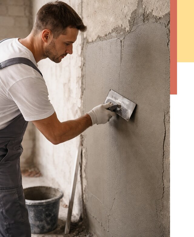 Штукатурка стен под плитку в Белгороде от 4363 руб./м2 — выравнивание под плитку | ОТДЕЛОЧНИК-Блг