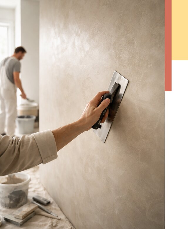 Венецианская штукатурка в Белгороде от 3635 руб/м² — нанесение стен под ключ | ОТДЕЛОЧНИК-Блг