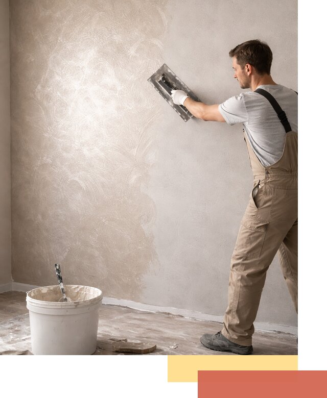 Декоративная штукатурка «Мокрый шелк» под ключ в Белгороде