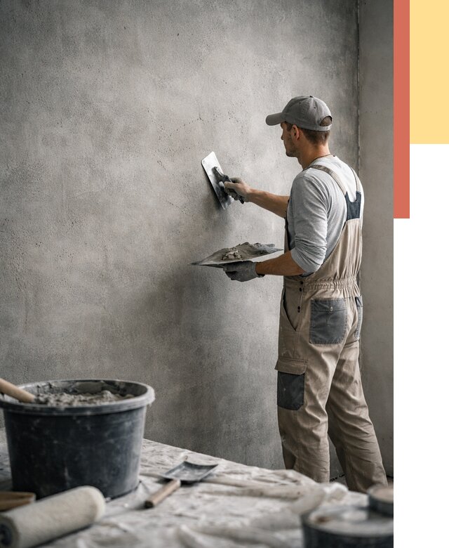 Декоративная штукатурка под бетон в Белгороде от 2597 руб./м² — нанесение под ключ | ОТДЕЛОЧНИК-Блг