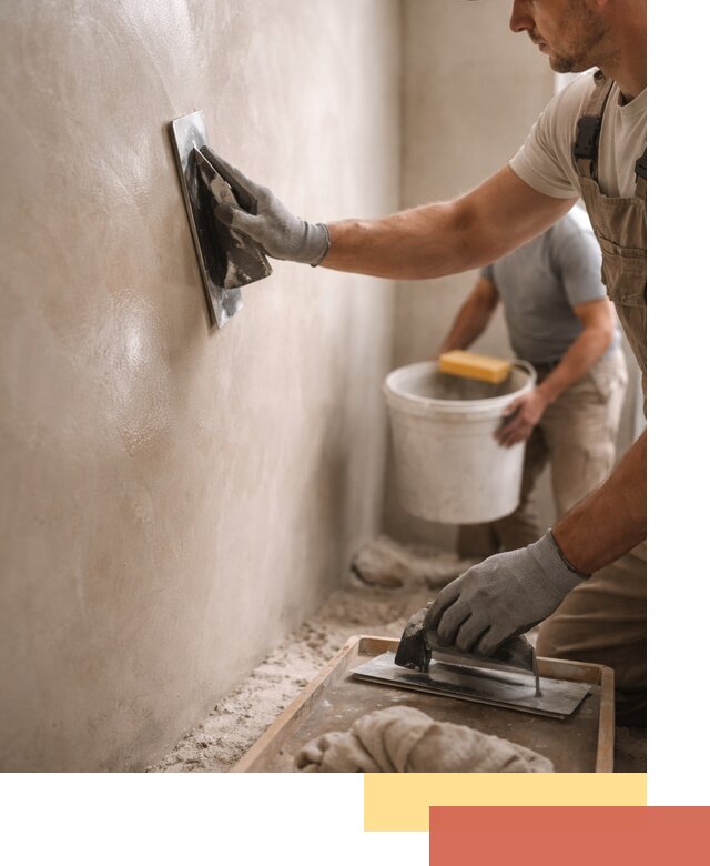 Нанесение марокканской штукатурки таделакт в Белгороде