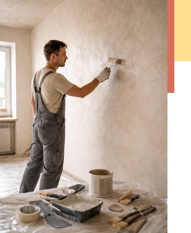 Нанесение лессирующей краски по декоративке в Белгороде от 1818 руб. | ОТДЕЛОЧНИК-Блг