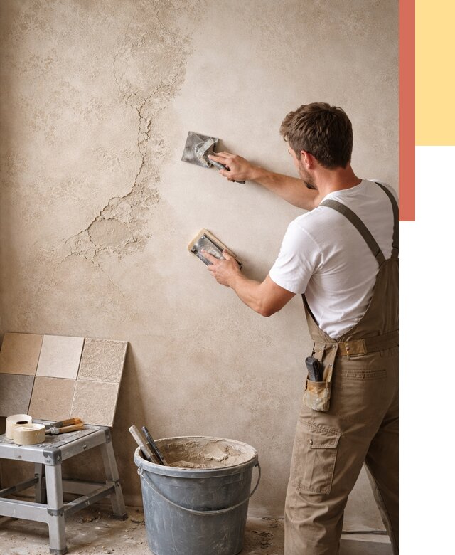 Ремонт декоративной штукатурки в Белгороде от 4674 руб. под ключ | ОТДЕЛОЧНИК-Блг