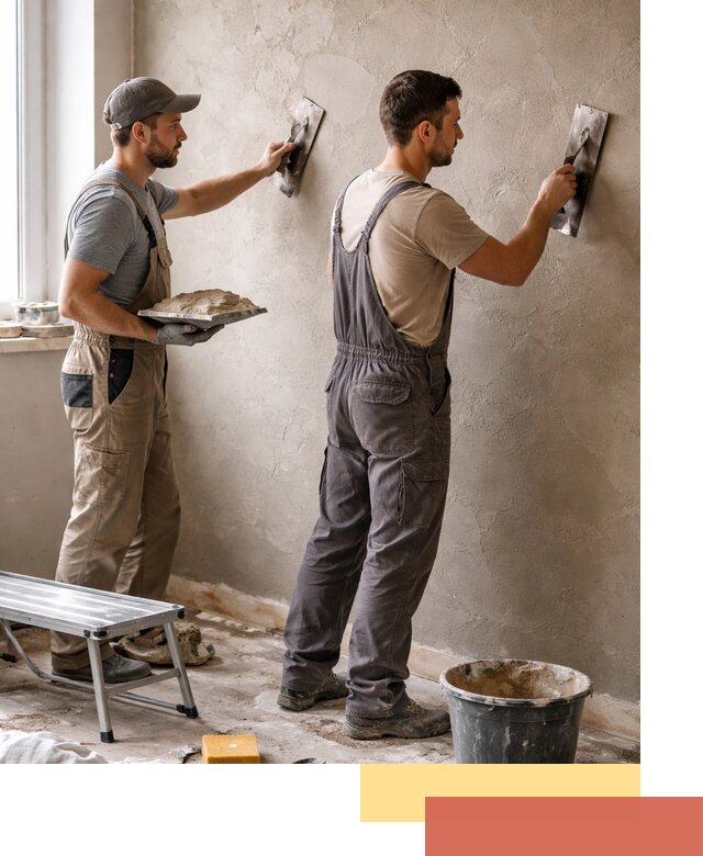 Ремонт декоративной штукатурки и восстановление фактуры в Белгороде