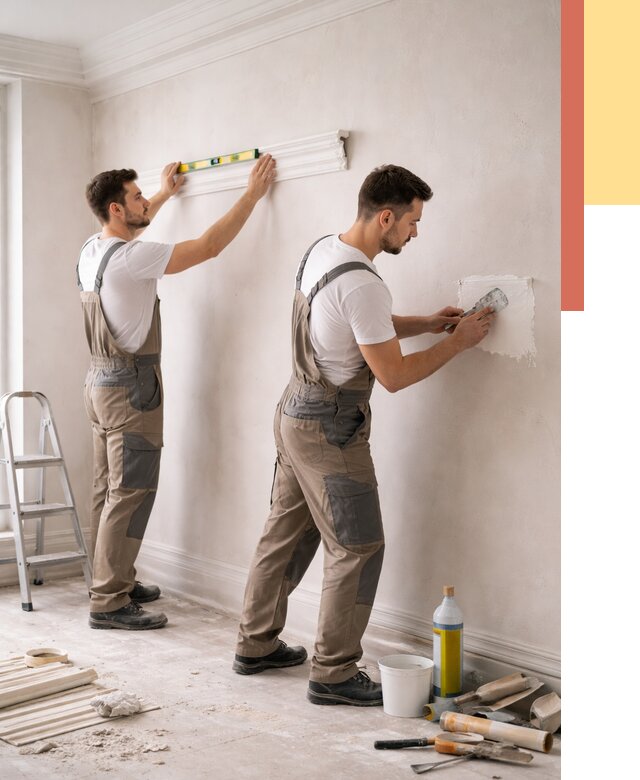 Монтаж лепнины на стены в Белгороде от 4674 руб. — недорого, быстро | ОТДЕЛОЧНИК-Блг