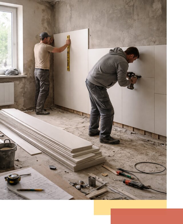 Монтаж ПВХ панелей на стены в Белгороде качественно и быстро