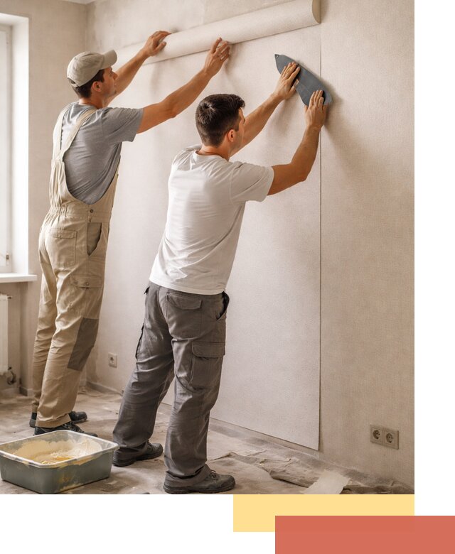 Поклейка виниловых обоев в Белгороде профессионально и качественно