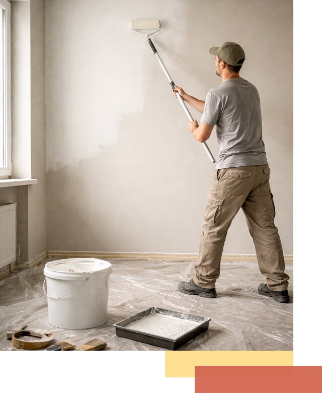 Покраска стен латексной краской в Белгороде качественно и быстро