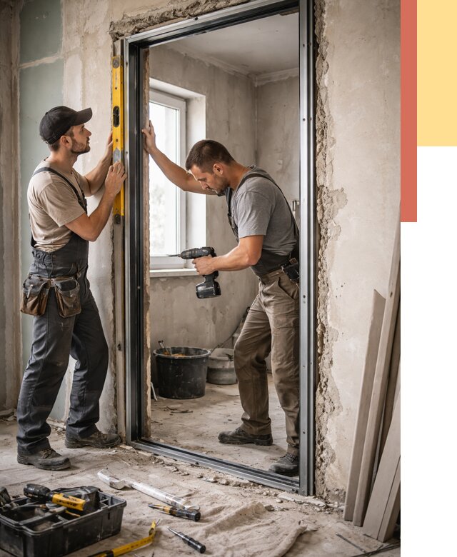 Закладка дверного проема в Белгороде от 3635 руб. — быстро и недорого | ОТДЕЛОЧНИК-Блг