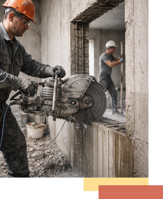 Алмазная резка проемов в Белгороде быстро и точно