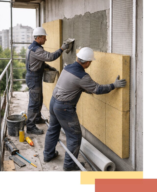 Утепление стен зданий и домов в Белгороде качественно и надежно