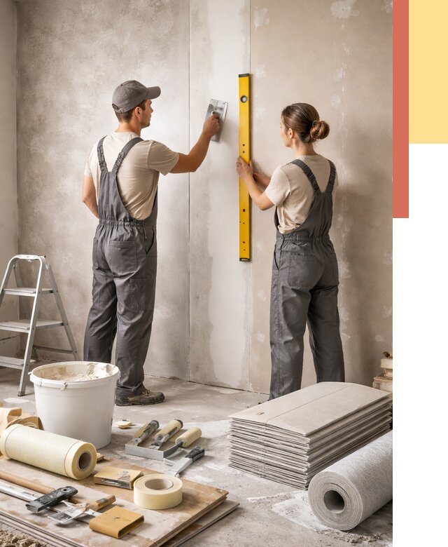 Отделка стен в Белгороде от 1558 руб/м² — недорого, быстро, под ключ | ОТДЕЛОЧНИК-Блг