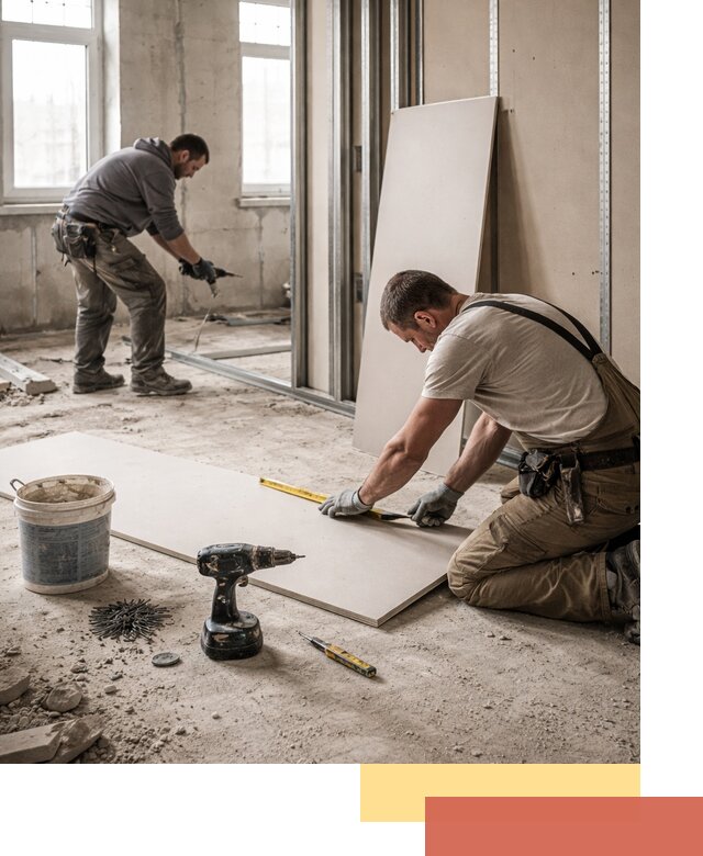 Кладка перегородок из ПГП под ключ в Белгороде