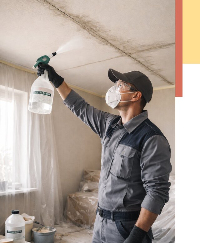 Антисептическая обработка потолка в Белгороде от 2597 руб. | ОТДЕЛОЧНИК-Блг