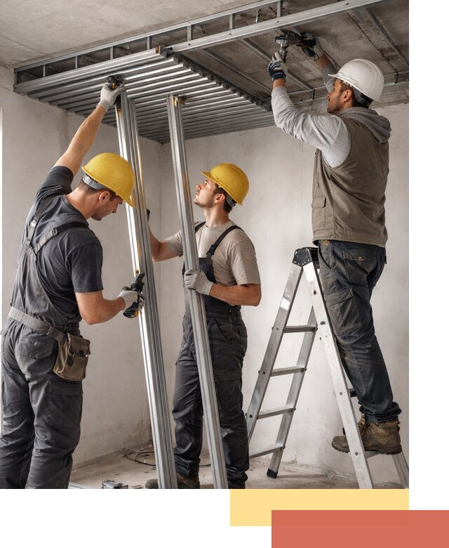 Монтаж реечного потолка под ключ в Белгороде