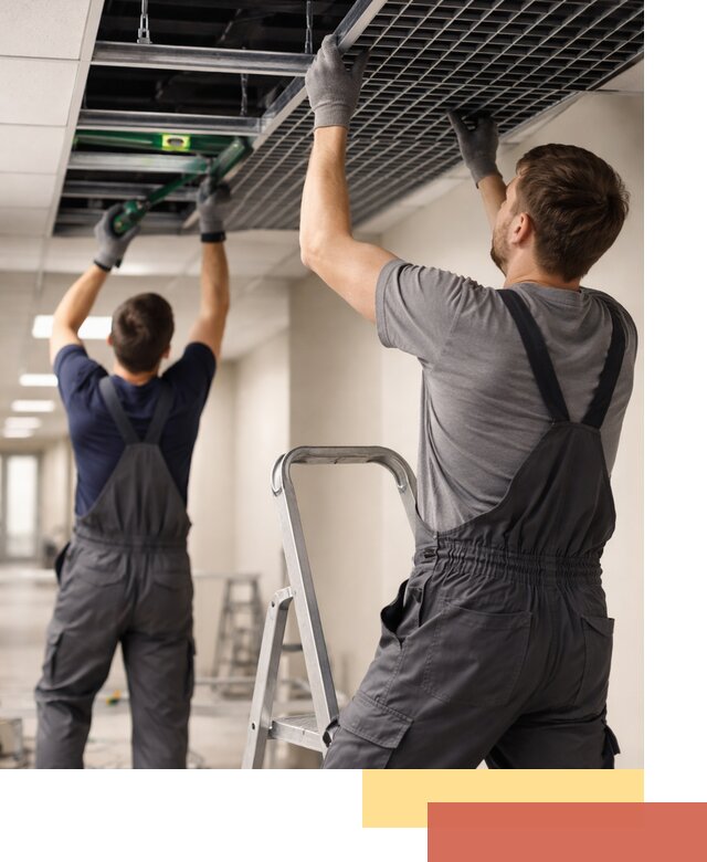 Монтаж потолка Грильято в Белгороде: установка под ключ качественно