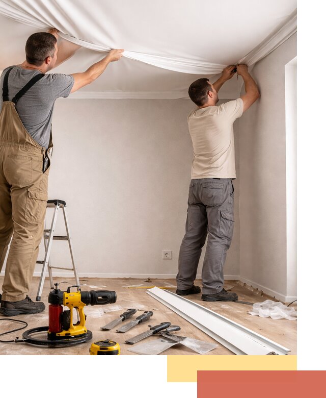 Монтаж ПВХ натяжного потолка в Белгороде качественно и быстро