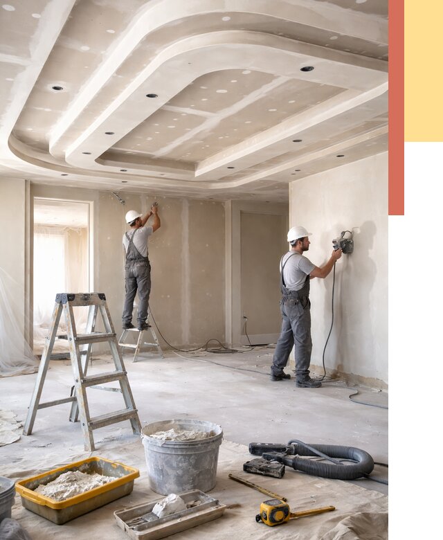 Многоуровневый потолок из гипсокартона в Белгороде от 779 руб. под ключ | ОТДЕЛОЧНИК-Блг