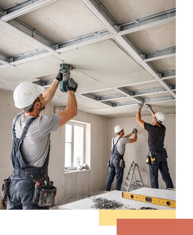 Кессонный потолок из гипсокартона под ключ в Белгороде