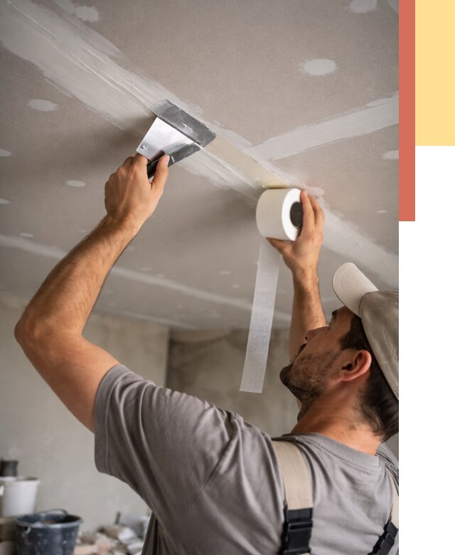 Обработка швов потолка ГКЛ в Белгороде от 7790 руб. под ключ | ОТДЕЛОЧНИК-Блг