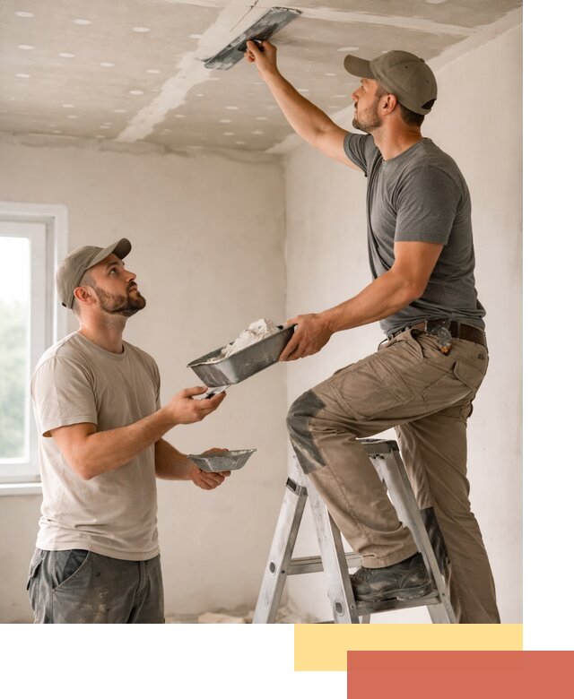 Шпаклевка потолка из гипсокартона в Белгороде качественно и быстро