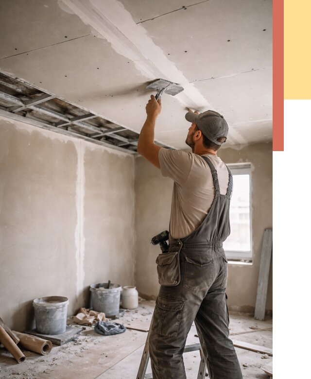 Ремонт потолка из гипсокартона в Белгороде от 675 руб./м² — быстро и недорого | ОТДЕЛОЧНИК-Блг