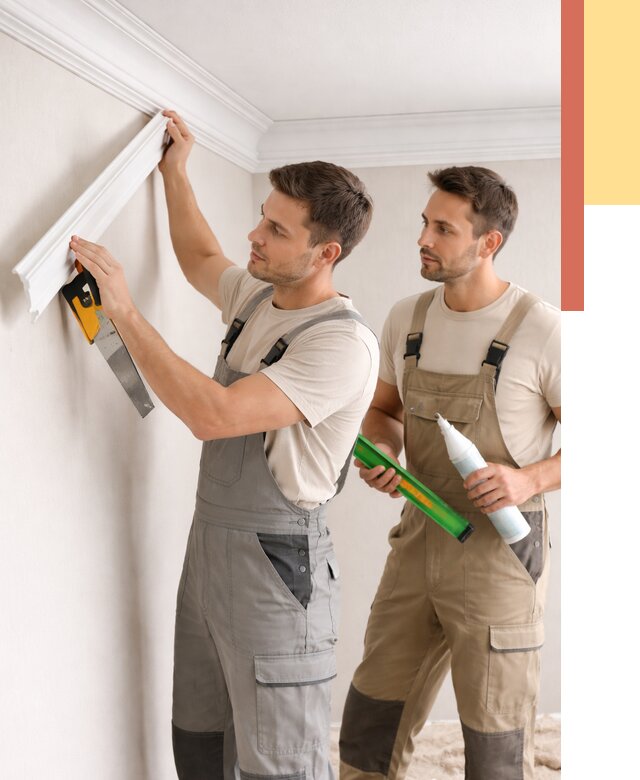 Монтаж потолочного плинтуса в Белгороде от 2389 руб. — быстро и недорого | ОТДЕЛОЧНИК-Блг