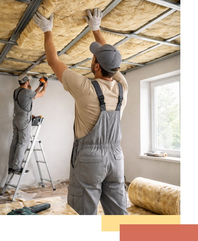 Утепление потолка под ключ в Белгороде качественно и быстро