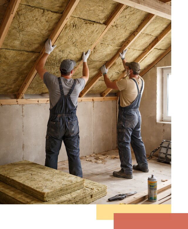 Утепление потолка минеральной ватой в Белгороде