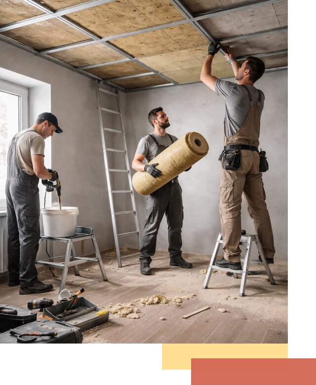 Шумоизоляция потолка в Белгороде: профессиональный монтаж и отделка