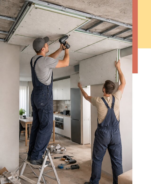 Шумоизоляция потолка панелями зипс в Белгороде от 1922 руб. под ключ | ОТДЕЛОЧНИК-Блг